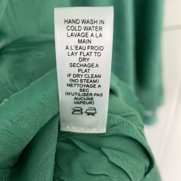 KOMAROV SEAFOAM GREEN V-NECK sizeM STUNNING DRESS! - Picture 7 of 7